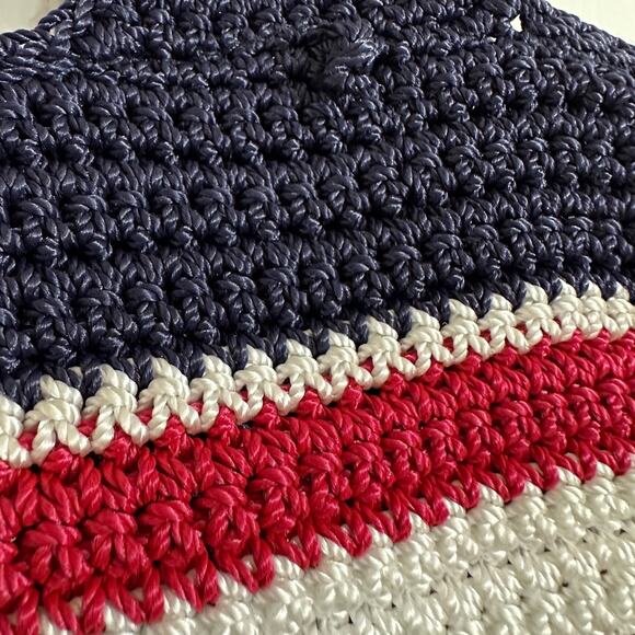 The SAK Crochet Hobo Bag Asher American Flag Patriotic Americana - Picture 8 of 16